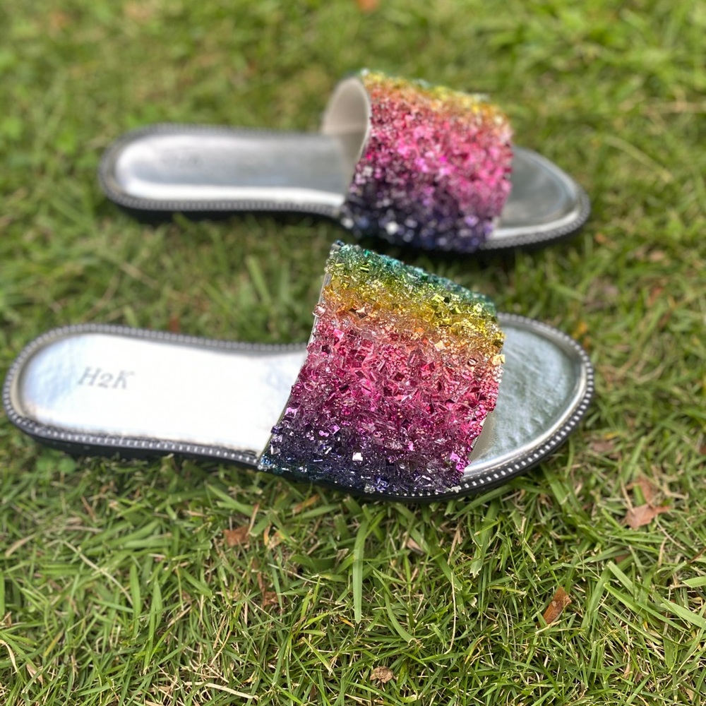 Rainbow sandals